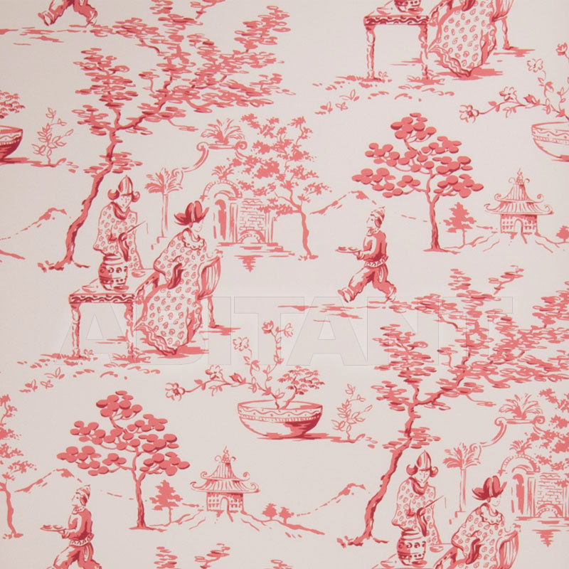 Купить Бумажные обои Stroheim PALETTES WALLCOVERING 75018W TEA GARDEN Berry