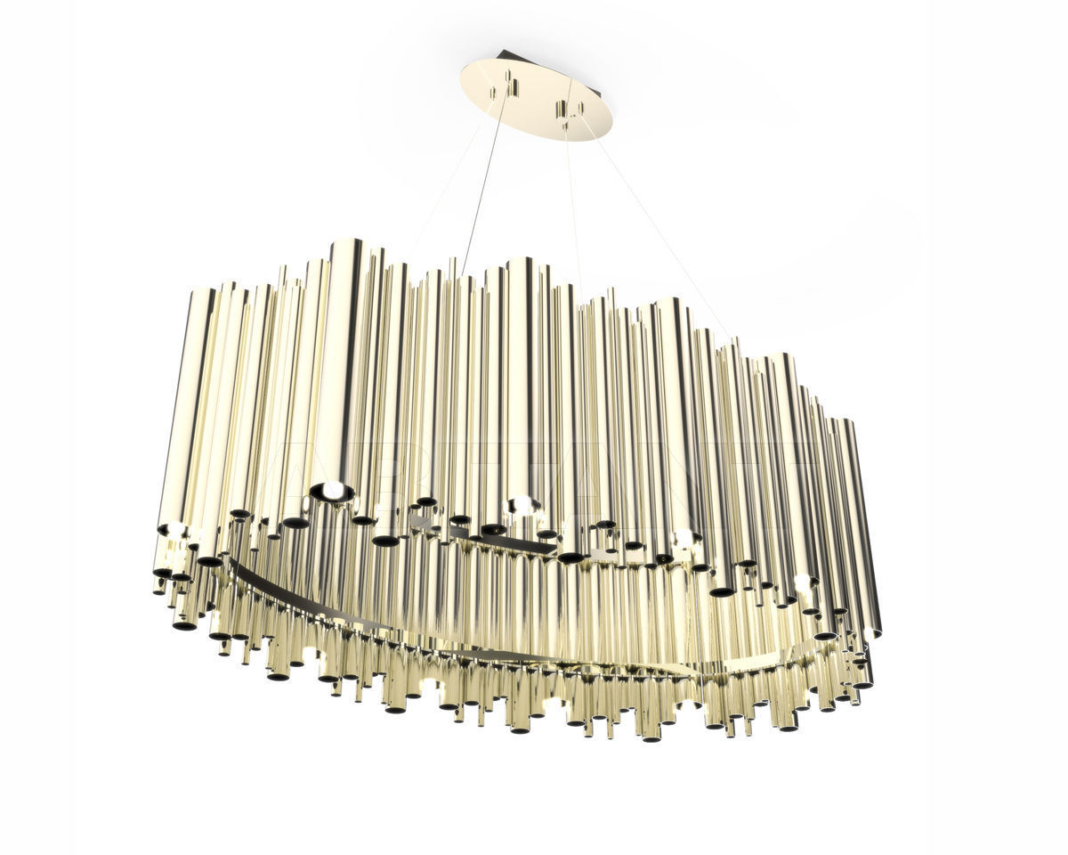 Купить Люстра Delightfull by Covet Lounge Suspension BRUBECK OVAL LED Nickel
