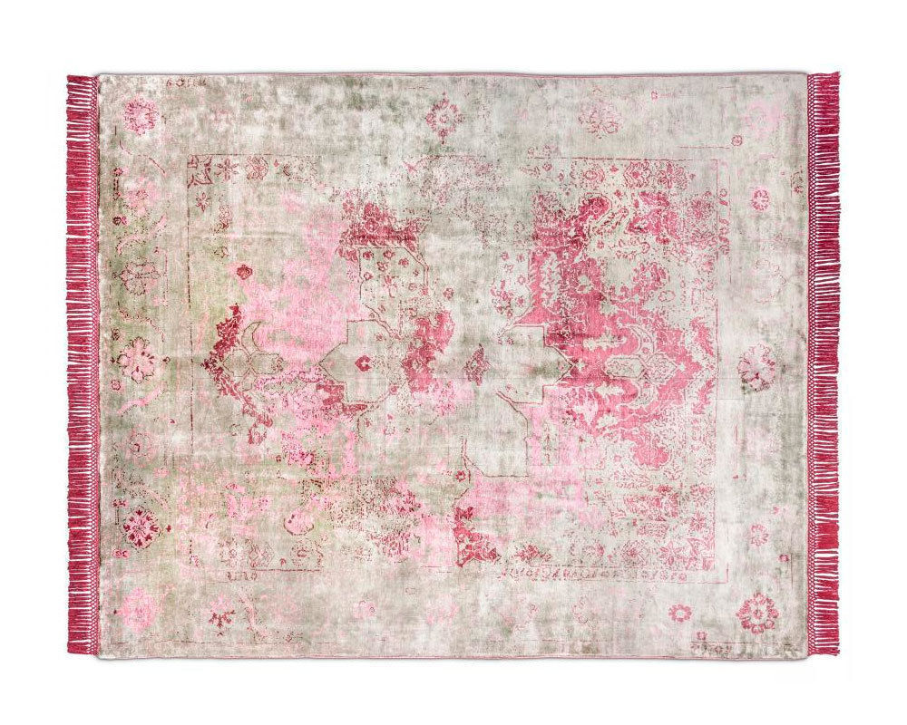 Купить Ковер современный Rug Star 2016 No. 05 | Rajasthan Supreme No. 05 | Aubergine on GreyGreen 