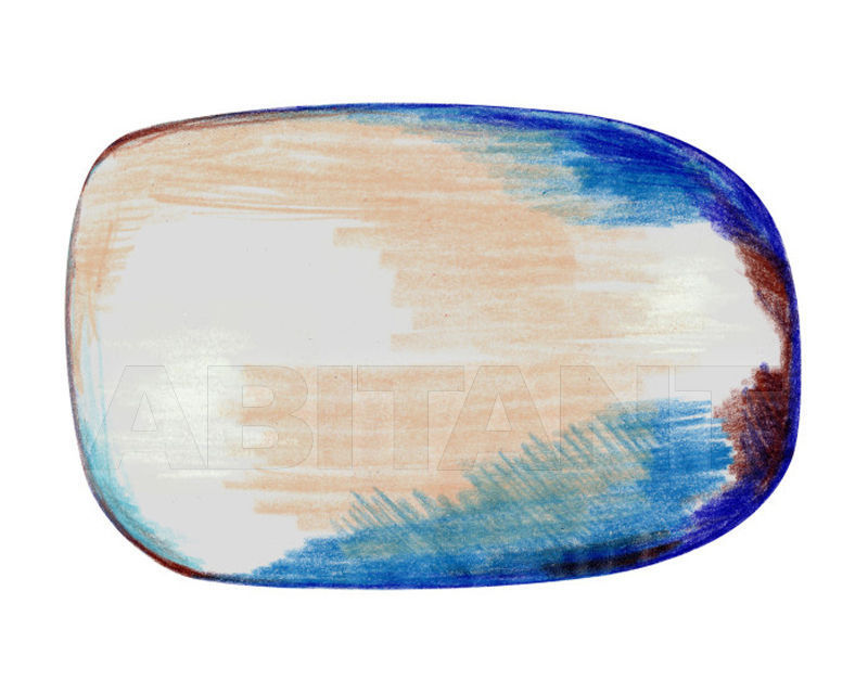 Купить Ковер современный Moooi Carpets Signatures Scribble blue/grey/beige