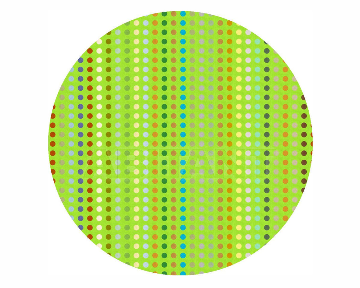 Купить Ковер современный Moooi Carpets WORKS COLLECTION Dotted green 350