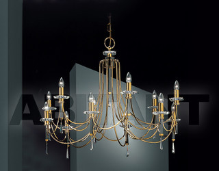 Люстра Prearo Luxury Crystal CONTESSA/12 24K-CR
