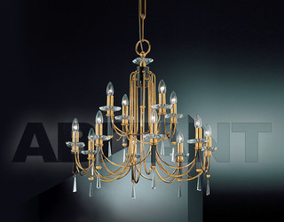 Люстра Prearo Luxury Crystal CONTESSA/8+4 24K-CR