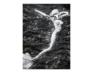 Настенная панель Alex Turco Woman Tribute Wild Siren in black