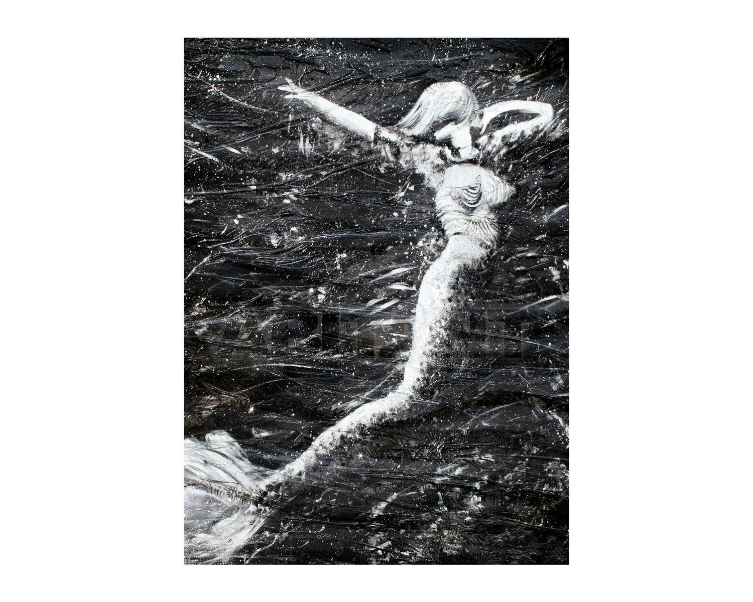 Купить Настенная панель Alex Turco Woman Tribute Wild Siren in black