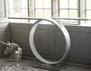 Консоль Villiers Brothers Limited 2016 Tempest console table – polished nickel without glass top Ар-деко / Ар-нуво / Американский