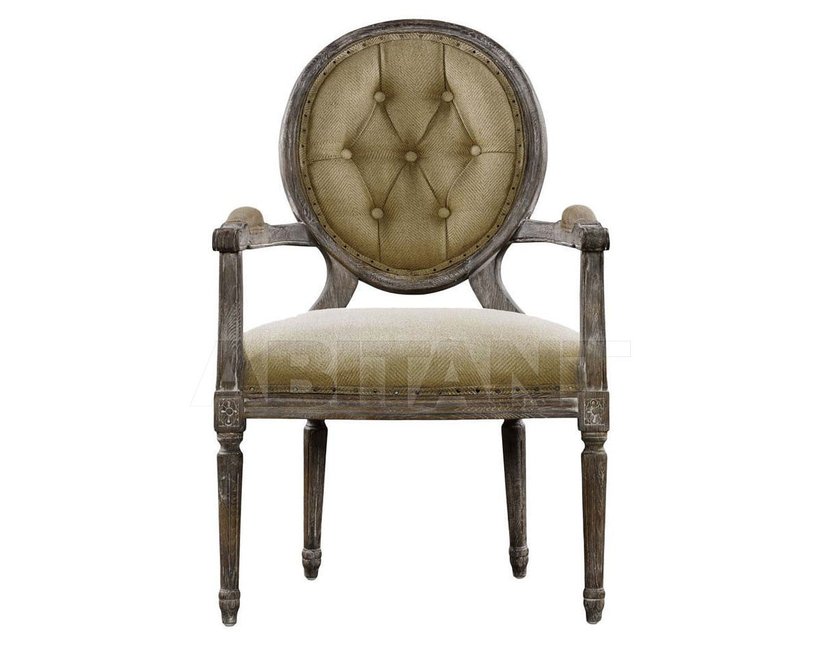 Купить Стул с подлокотниками Vintage Louis Round Button  Curations Limited 2015 8827.0009.H009