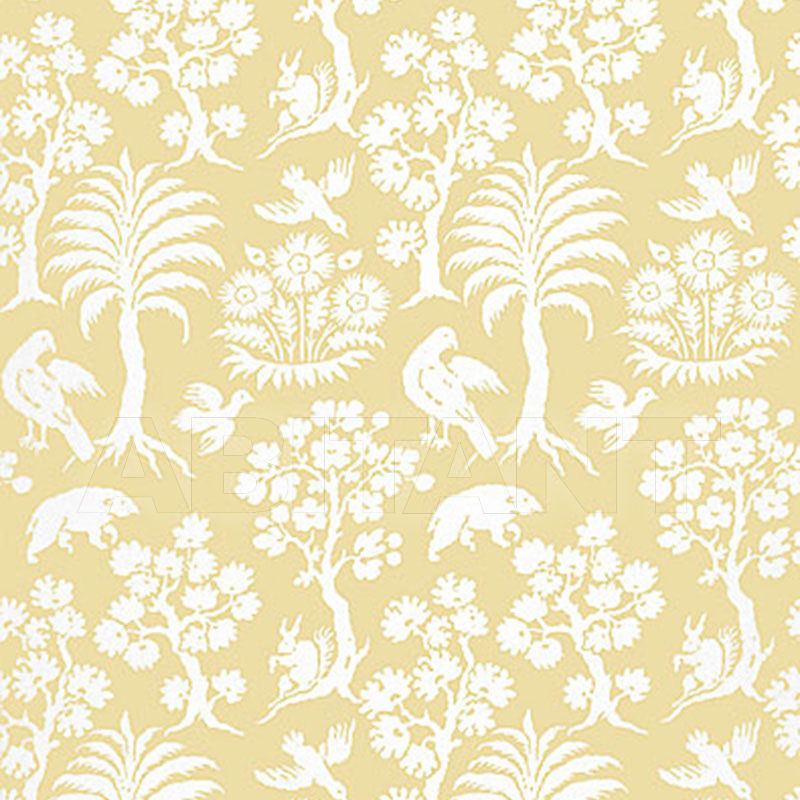 Купить Бумажные обои PALM DAMASK F. Schumacher & Co. WALLCOVERINGS 5004351