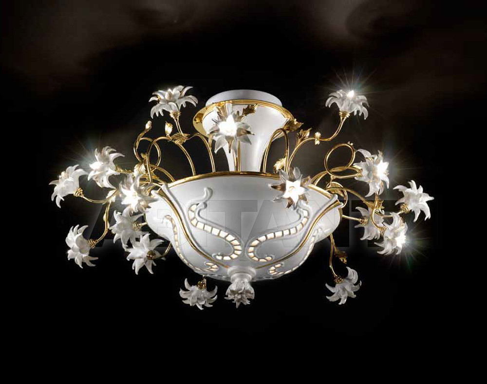 Купить Люстра Ceramiche Lorenzon  Luce LL.21/BO/F/18F