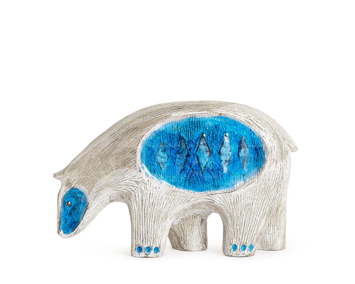 Купить Статуэтка GLASS MENAGERIE POLAR BEAR Jonathan Adler Decorative objects 21084