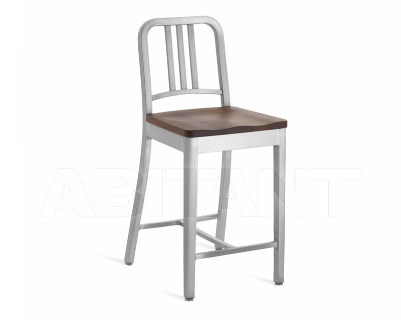 Купить Барный стул Emeco Navy Collection 1104 24 WALNUT
