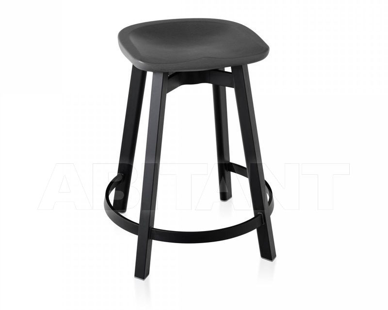 Купить Барный стул Emeco Su by Nendo SU 24 BLACK PS CHARCOAL
