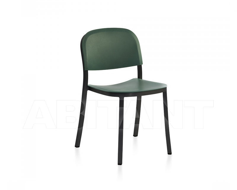 Купить Стул Emeco 1 Inch by Jasper Morrison 1 INCH DARK PC GREEN