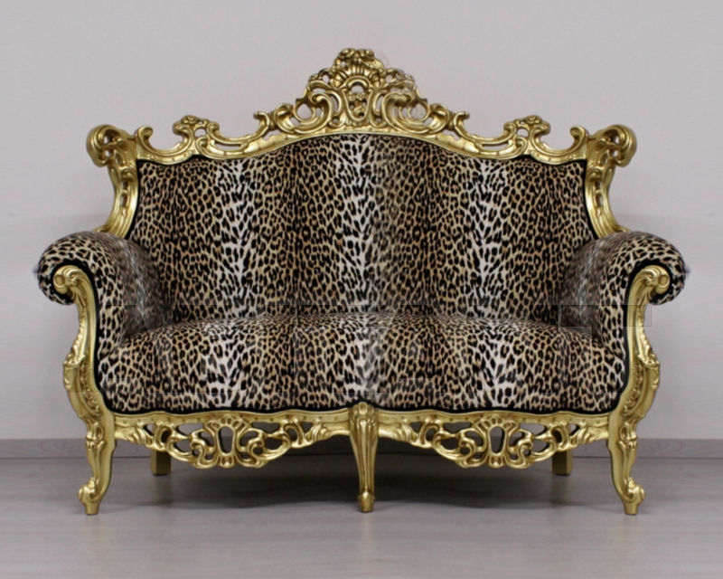 Купить Диван Orsitalia  New 2017 FINLANDIA LEOPARD & BLACK Loveseat