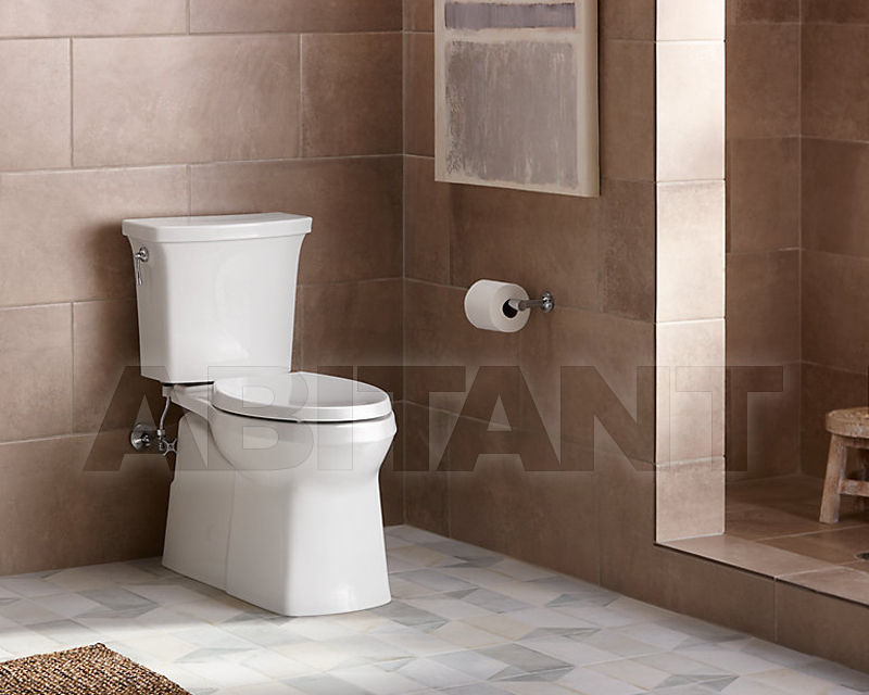 Унитаз напольный Corbelle белый Kohler K38140 , сантехники для