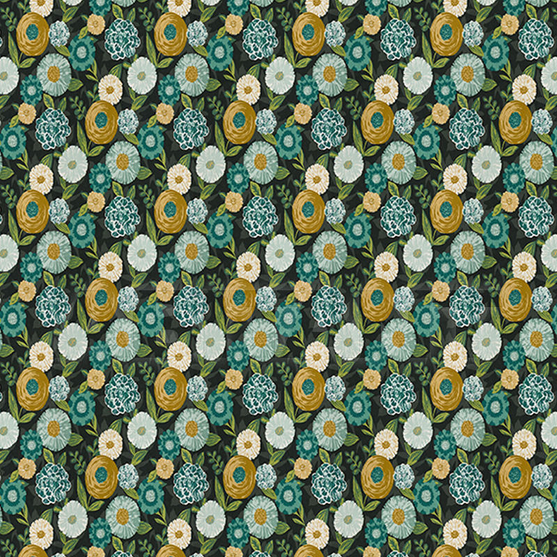 Купить Обивочная ткань LUNA FLORA STORM Vanguard Furniture Fabric 351545 