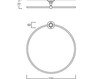 Держатель для полотенец Simas Accessories 260205 Современный / Скандинавский / Модерн