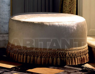 Пуф Domingo Salotti Classica Pouf circolare con frangia