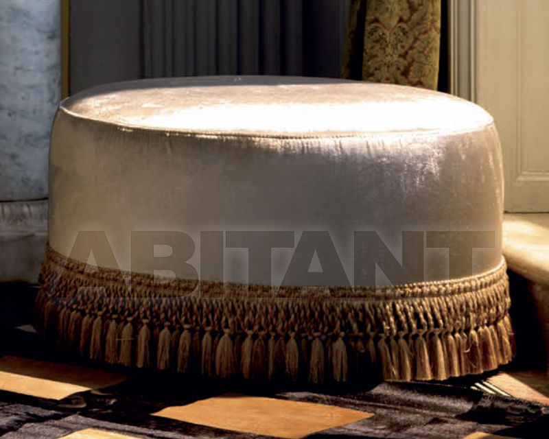 Купить Пуф Domingo Salotti Classica Pouf circolare con frangia