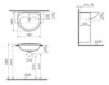Раковина накладная Vitra ARKITEKT 6130B003-0001 Современный / Скандинавский / Модерн