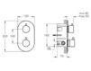 Встраиваемый смеситель Vitra AquaHeat  A47026 Современный / Скандинавский / Модерн