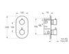 Встраиваемый смеситель Vitra AquaHeat  A47025 Современный / Скандинавский / Модерн