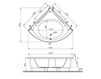 Ванна Vitra Neon 140X140 cm Bathtub 52290001000 Современный / Скандинавский / Модерн