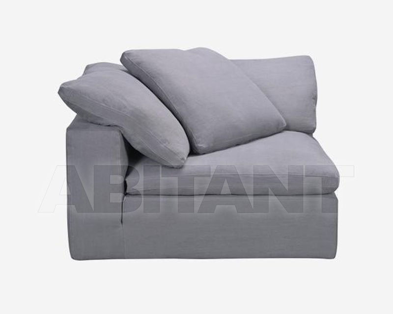 Купить Кресло Andrew Martin Signature TRUMAN JNR ARMLESS SECTION, grey linen