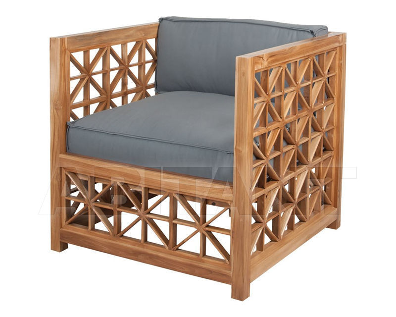 Купить Кресло для террасы VINCENT LATTICE ELK GROUP INTERNATIONAL GuildMaster 6517003ET