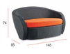 Диван LOTUS Contral Outdoor 528 BL = nero Современный / Скандинавский / Модерн