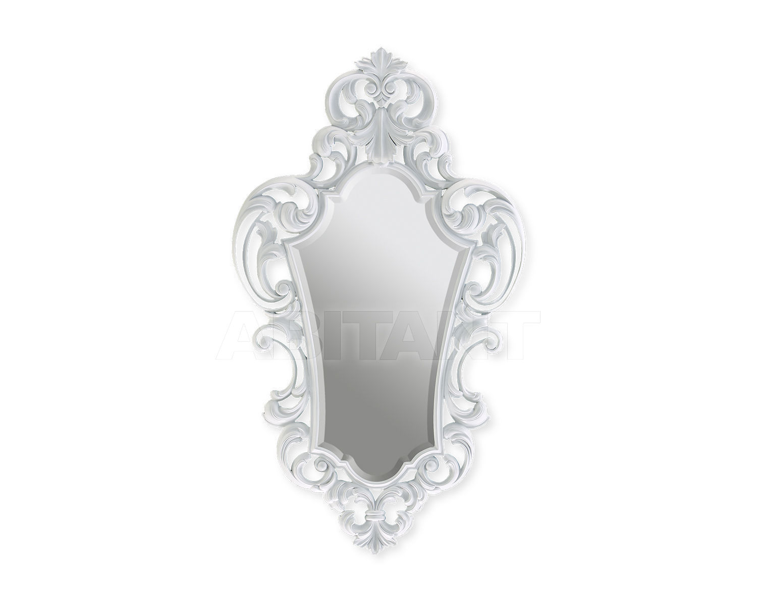 Купить Зеркало настенное Rococo Christopher Guy 2014 50-1006-A-BEV White Lacquer