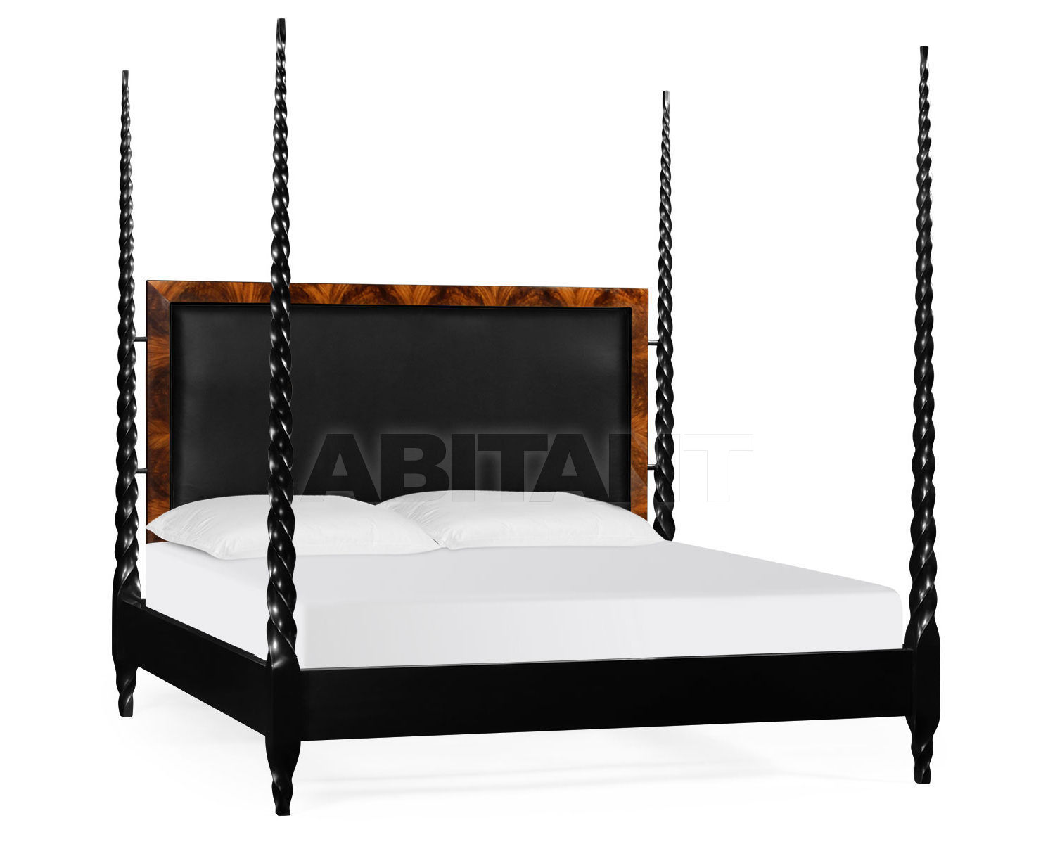 Купить Кровать Jonathan Charles Fine Furniture JC Modern - Twist Collection 500110-CAK-BLA-L012