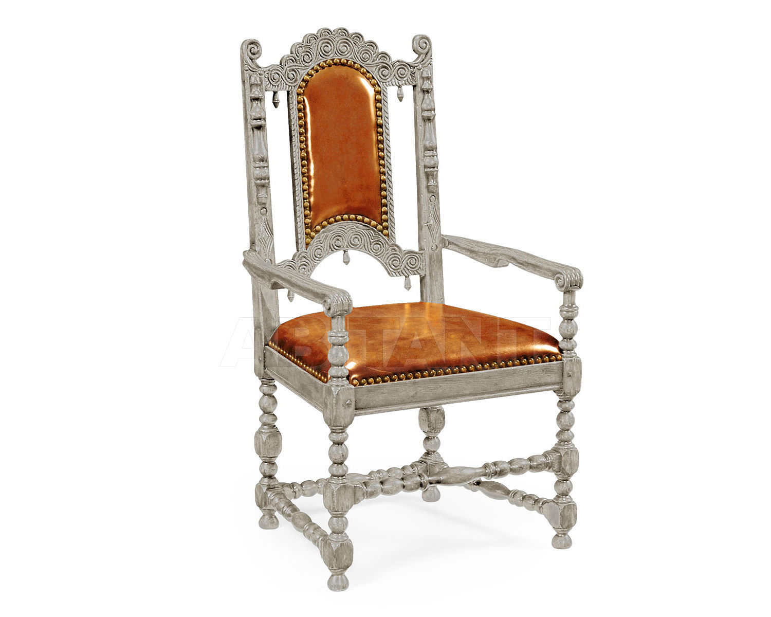 Купить Стул с подлокотниками Jonathan Charles Fine Furniture Tudor Oak 493202-AC-GYO-L024