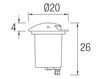Встраиваемый светильник Leds-C4 Outdoor 55-9428-Z5-T2 Современный / Скандинавский / Модерн