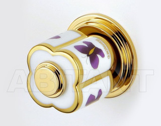 Вентиль THG Bathroom A7D.30 Capucine mauve butterfly gold decor