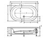 Ванна гидромассажная Hidrobox Oval 150000208 Современный / Скандинавский / Модерн