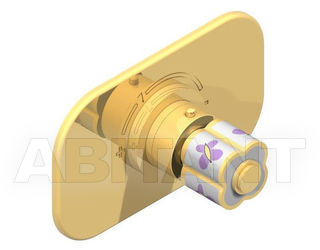 Смеситель термостатический THG Bathroom A7D.5100B Capucine mauve butterfly gold decor