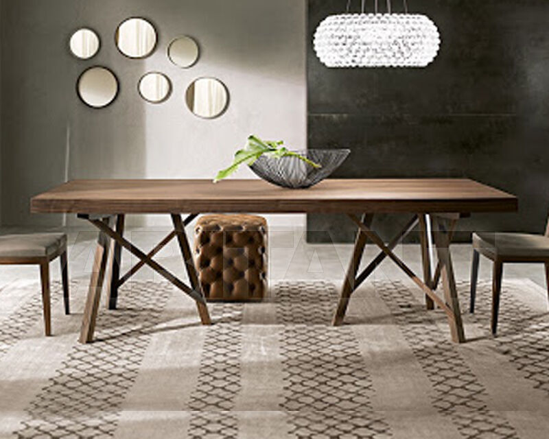 Купить Стол обеденный zeus Pacini & Cappellini 2020 5393 canaletto walnut 240