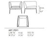 Кресло PADY Alivar Brilliant Furniture PDY1 2 Современный / Скандинавский / Модерн