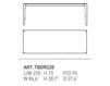Стол обеденный BOARD Alivar Contemporary Living TBDR220 Современный / Скандинавский / Модерн