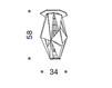 Светильник IDL Export Luce Da Vivere Living Lighting 476/4PF Nero Лофт / Фьюжн / Винтаж / Ретро