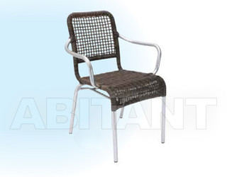 Стул с подлокотниками Frigerio Carlo Funny Wicker PG10