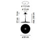 Светильник Vibia Grupo T Diffusion, S.A. Hanging Lamps 0276. Современный / Скандинавский / Модерн