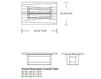 Столик журнальный Altura Furniture 2013 Duette Coffee 54'x32 '/ LIVE EDGE Современный / Скандинавский / Модерн