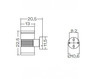 Фасадный светильник Landa illuminotecnica S.p.A. Led 460B15D Современный / Скандинавский / Модерн