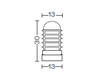 Фасадный светильник Landa illuminotecnica S.p.A. Bollards 400.03 Современный / Скандинавский / Модерн