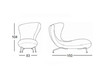 Кушетка Giovannetti  One Seat ISA Современный / Скандинавский / Модерн