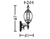 Фасадный светильник RM Moretti  Esterni 250.6 Классический / Исторический / Английский