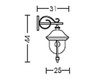 Фасадный светильник RM Moretti  Esterni 641.4 Классический / Исторический / Английский