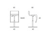Барный стул Yumi COM.P.AR Stools 605 2 Современный / Скандинавский / Модерн